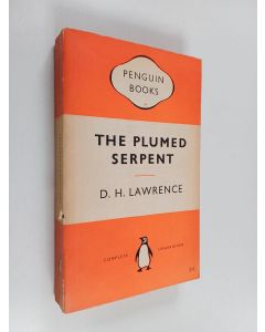 Kirjailijan D. H. Lawrence käytetty kirja The Plumed Serpent