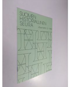 käytetty teos Suomen historiallinen seura : jäsenlähti 3/1984