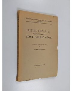 Kirjailijan Harry Donner käytetty kirja Konung Gustav III:s brevväxling med Adolf Fredrik Munck