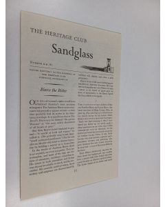 uusi teos The heritage club : Sandglass