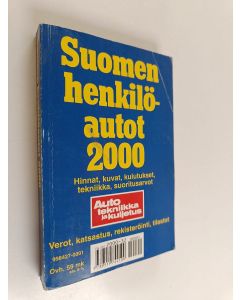 käytetty kirja Suomen henkilöautot 2000