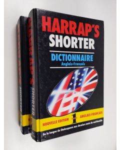 Kirjailijan Harrap, käytetty kirja Harrap's shorter dictionaire Vol. 1-2 : Anglais-Francais - Francais-anglais