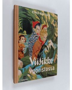 Kirjailijan Enid Blyton käytetty kirja Viisikko vuoristossa