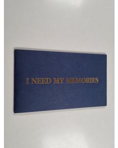 Kirjailijan Hannu Palosuo käytetty teos I need my memories