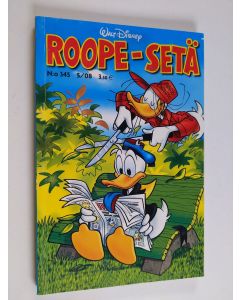 Kirjailijan Walt Disney käytetty kirja Roope-setä 5/08