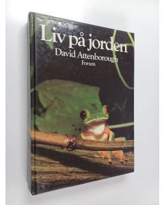 Kirjailijan David Attenborough käytetty kirja Liv på jorden