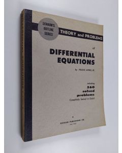 Tekijän Frank Ayres  käytetty kirja Theory and Problems of Differential Equations