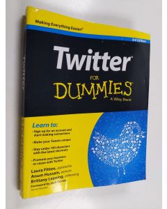 Kirjailijan Laura Fitton käytetty kirja Twitter for dummies