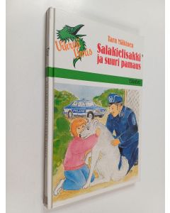 Kirjailijan Taru Mäkinen käytetty kirja Salakielisakki ja suuri pamaus