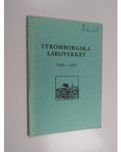 käytetty teos Strömborgska läroverket 1966-1967