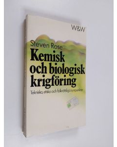 käytetty kirja Kemisk och biologisk krigföring