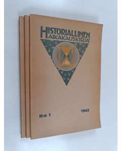 käytetty kirja Historiallinen aikakauskirja vuosikerta 1942 (1-4)