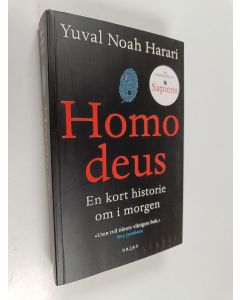 Kirjailijan Yuval Noah Harari käytetty kirja Homodeus : en kort historie om i morgen