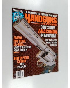 käytetty teos Handguns for sport & defence november 1991