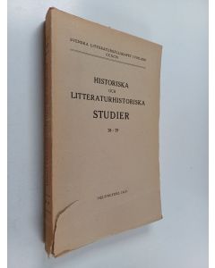käytetty kirja Historiska och litteraturhistoriska studier 18-19
