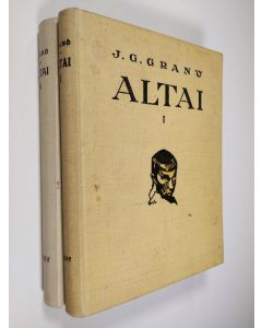 Kirjailijan J. G. Granö käytetty kirja Altai 1-2 : vaellusvuosina nähtyä ja elettyä