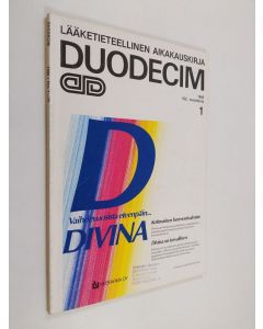 käytetty kirja Lääketieteellinen aikakauskirja Duodecim 1/1986
