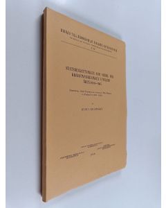 Kirjailijan Raoul Brummert käytetty kirja Statsbeskattningen som medel för krigsfinansieringen i Finland åren 1939-1945