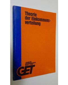 Kirjailijan Dr. Rudolf Emrich käytetty kirja Theorie der Einkommensverteilung
