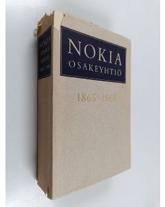 Kirjailijan Lars G. von Bonsdorff käytetty kirja Nokia osakeyhtiö 1865-1965