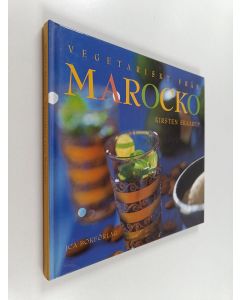 Kirjailijan Kirsten Skaarup käytetty kirja Vegetariskt från Marocko