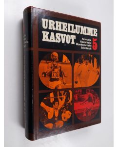 Kirjailijan Olavi Hietapakka käytetty kirja Urheilumme kasvot 5 : Ammunta, moottoriurheilu, raviurheilu, erikoislajit