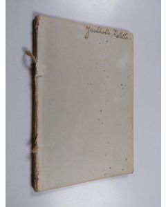 Kirjailijan W. O. von Horn käytetty kirja Konstantinopelin valloitus : kertomus Turkin vallan perustamisajoilta