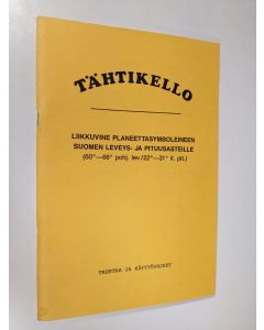 Kirjailijan Nicolai Petersen käytetty teos Tähtikello liikkuvine planeettasymboleineen Suomen leveys- ja pituusasteille - Taustaa ja käyttöohjeet