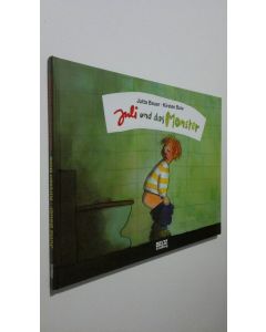 Kirjailijan Jutta Bauer käytetty kirja Juli, der Finder (ERINOMAINEN)