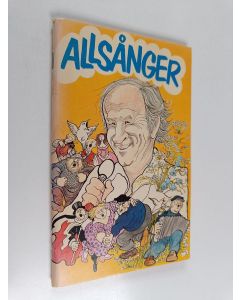 Kirjailijan Bosse Larsson käytetty teos Allsånger 1