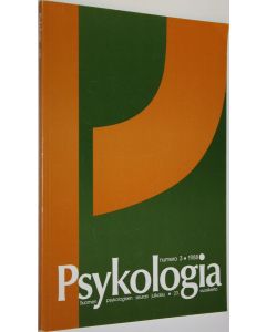 käytetty kirja Psykologia 3/1988 : tiedepoliittinen aikakauslehti