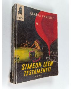 Kirjailijan Agatha Christie käytetty kirja Simeon Leen testamentti