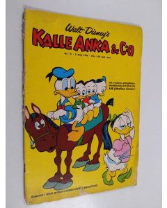 Kirjailijan Walt Disney käytetty teos Kalle Anka & C:o nr.19/1968