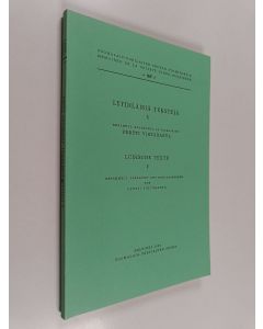 käytetty kirja Lyydiläisiä tekstejä 5 = Lüdische Texte