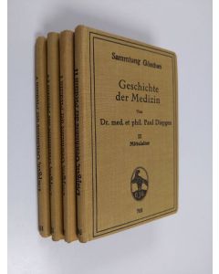 käytetty kirja Geschichte der Medizin 1-4