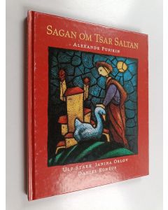 Kirjailijan Aleksandr Puskin käytetty kirja Sagan om Tsar Saltan