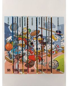 käytetty kirja Aku Ankan taskukirja 385-396 (puuttuu numerot 394-396)