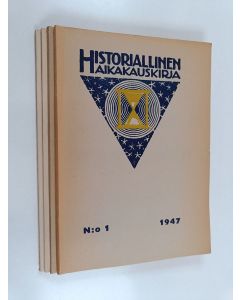 käytetty kirja Historiallinen aikakauskirja vuosikerta 1947 (1-4)