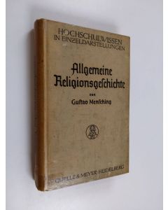 Kirjailijan Anton Michelitsch käytetty kirja Allgemeine Religionsgeschichte