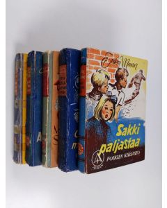 käytetty kirja Poikien kirjasto-paketti (5 kirjaa) : Onnekas yhtiö ; Aaveprikaati ; Meksikolainen savikukko ; Uffen matka maailman ympäri ; Sakki paljastaa