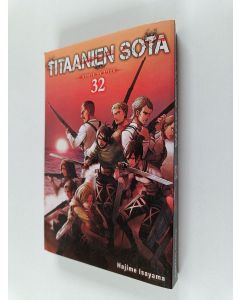 Kirjailijan Hajime Isayama käytetty kirja Titaanien sota 32