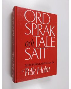 käytetty kirja Ordspråk och talesätt