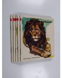 Kirjailijan Kirsi Kunnas & Kyllikki Röman käytetty teos Etelän eläimiä (5 vihkoa) : Apina ; Kirahvi ; Leijona ; Tiikeri ; Norsu