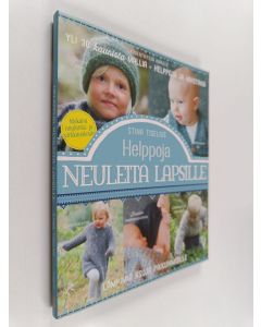 Kirjailijan Stina Tiselius käytetty kirja Helppoja neuleita lapsille
