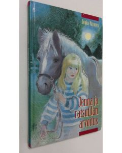 Kirjailijan Jouko Varonen käytetty kirja Jenna ja ratsutilan arvoitus