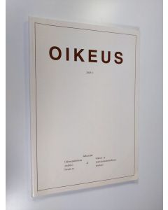 käytetty kirja Oikeus 3/2003