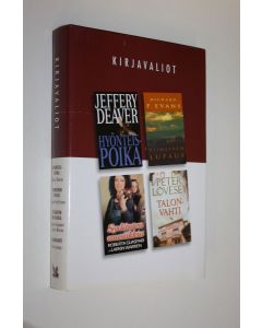 käytetty kirja Kirjavaliot : Deaver, Jeffrey : Hyönteispoika ; Evans, Richard P. : Viimeinen Lupaus ; Guaspari, Roberta : Sydänten musiikkia ; Lovesey, Peter : Talonvahti