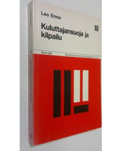 Kirjailijan Leo Erme käytetty kirja Kuluttajansuoja ja kilpailu