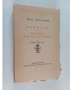 Kirjailijan Alma Södermelm käytetty kirja Sverige och den franska revolutionen