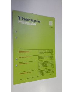 käytetty kirja Therapia Hässle n:o 2/1969